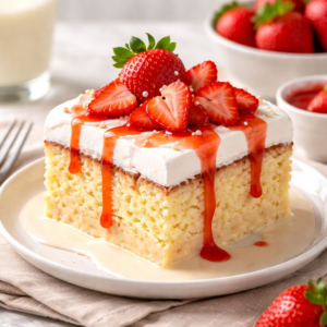 Strawberry Tres Leches